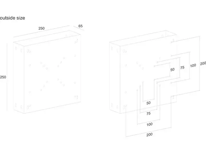 Monitoru statīvā uzstādāms CPU turētājs Multibrackets M PC Media Box/Digital Signage Box I Photo 4