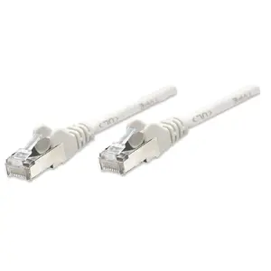 Network Patch Cable INTELLINET Cat5e 5 m Grey SF/UTP (S-FTP) CCA RJ45 Gold Plated Contacts Snagless Booted
