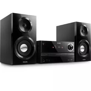 Philips MCM3350/12 Micro Music System, 130W, 2-Way Speakers, FM Radio, MP3 Playback