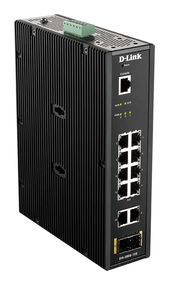D-Link DIS-200G-12S 12 portu rūpnieciskais L2