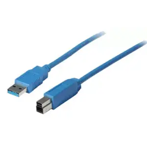 USB Cable ShiverPeaks 5m USB 3.2 Gen 1 USB A to USB B Blue