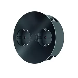 Удлинитель Bachmann TWIST 2м 2 AC розетки Черный