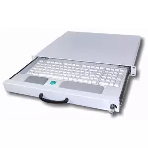 aixcase AIX-19K1U-W 19" rack plauktu konsole Balts