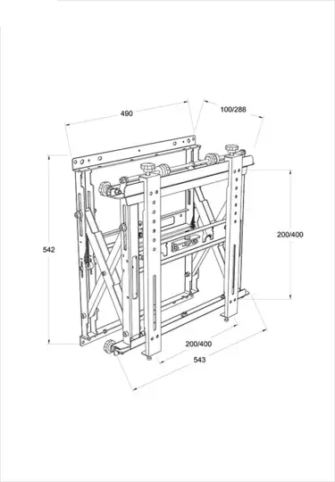 Video Wall Mount Multibrackets M Public Push HD Photo 22