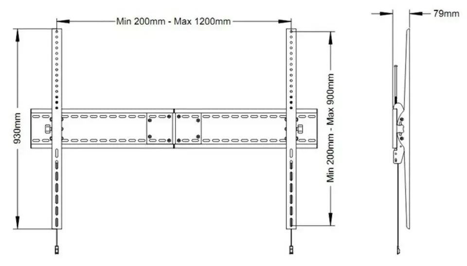 Multibrackets M Universal Tilt SD MAX sienas stiprinājums Photo 22