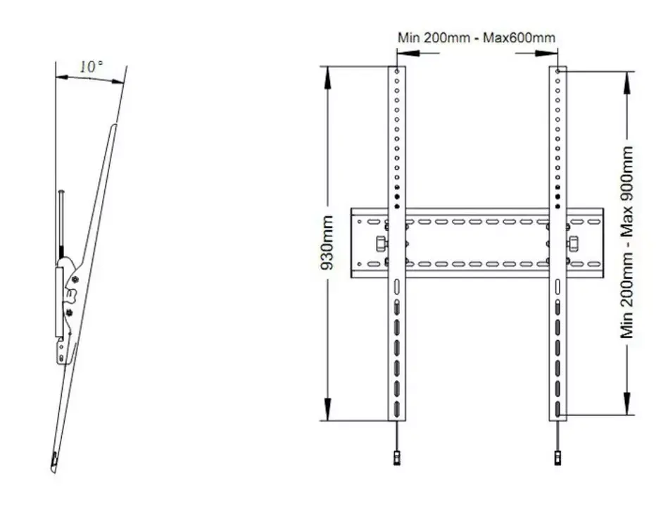 Multibrackets M Universal Tilt SD MAX sienas stiprinājums Photo 23