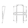 Multibrackets M Universal Tilt SD MAX sienas stiprinājums Photo 23