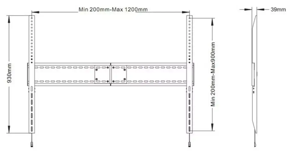 Fixed Wallmount Multibrackets M Universal SD MAX 1200x900 Photo 22
