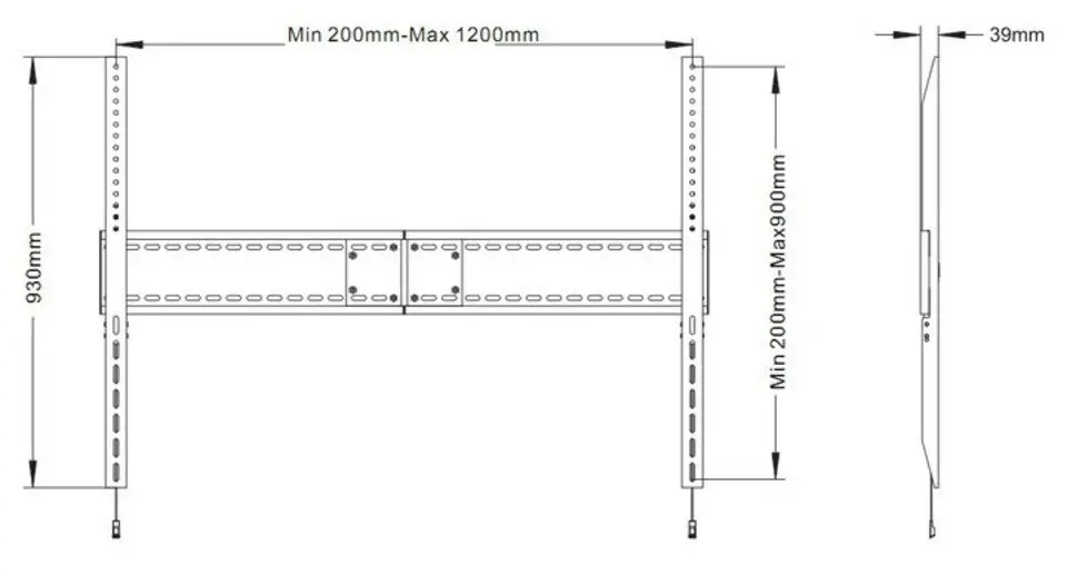 Fixed Wallmount Multibrackets M Universal SD MAX 1200x900 Photo 30