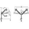 Gas Lift Arm Dual Multibrackets M VESA Photo 25