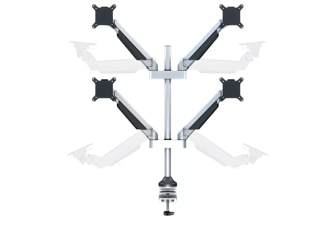 MULTIBRACKETS M VESA Gas Lift Arm Quad Silver Photo 7