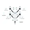 MULTIBRACKETS M VESA Gas Lift Arm Quad Silver Photo 8
