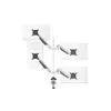 MULTIBRACKETS M VESA Gas Lift Arm Quad Silver Photo 14