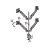 MULTIBRACKETS M VESA Gas Lift Arm Quad Silver Photo 20