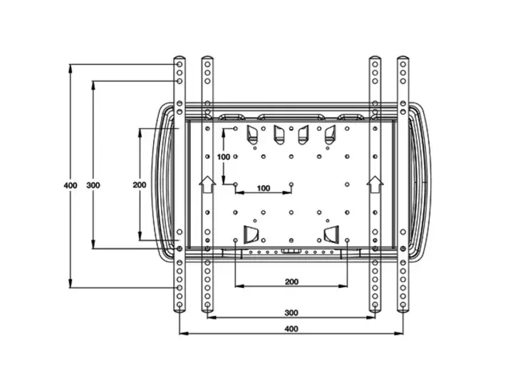 Montāžas kronšteins Multibrackets M VESA Super Slim Tilt & Turn Photo 26
