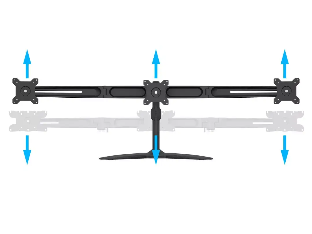 Multibrackets statīvs trim monitoriem 15"-24" ekrāniem Photo 10