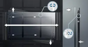 Precise 3‑Axis Adjustment for Seamless Video Walls
