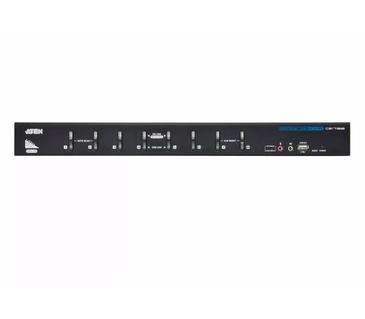 KVM Switch ATEN 8-Port USB DVI Dual Link Photo 3