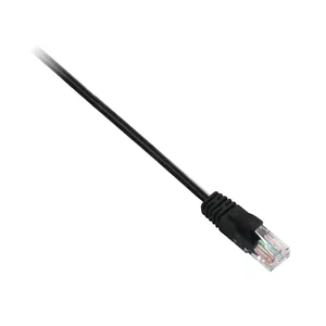 V7 Black Cat6 U/UTP tīkla kabelis RJ45 Male uz RJ45 Male 1m 1000 Mbit/s