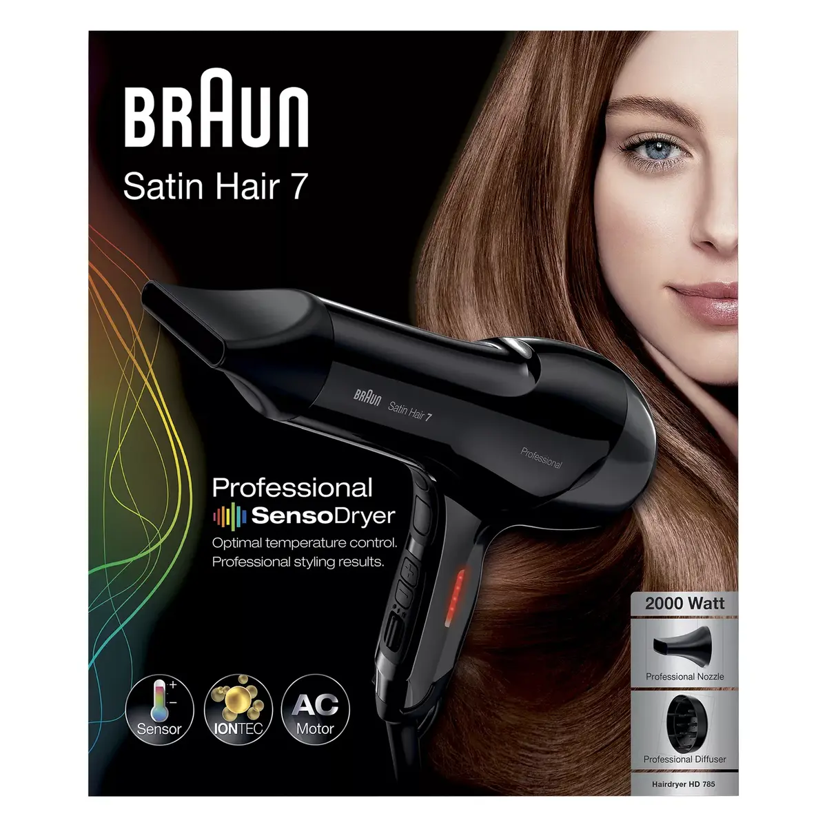 Fēns Braun HD785 Satin Hair 7 SensoDryer Photo 6