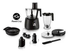 Philips 7000 series Food Processor HR7776/90 1300 W 2.2 L Bowl Capacity 12 Speeds Rotary and Buttons Control Type