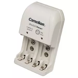 Indoor battery charger CAMELION BC-904 for NiCd/NiMH 9V, AA, AAA, grey