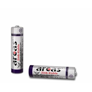 Arcas 107 00406 Vienreizējas lietošanas baterija AA Cinks-Ogleklis