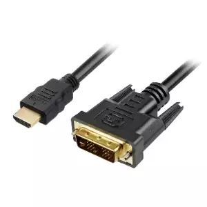 Sharkoon 1m, HDMI/DVI-D Melns