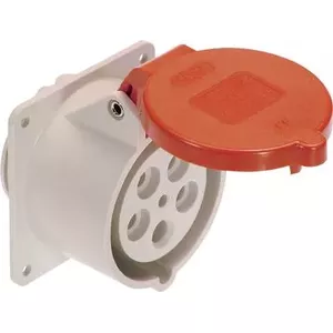 Paneļa ligzda CEE AS Schwabe 60440 — 16A 5‑polu 400V paneles savienotājs