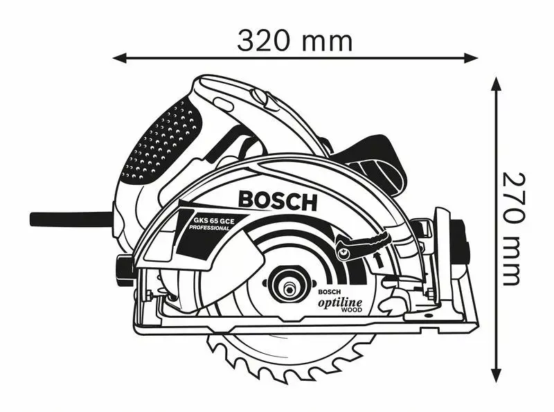 Циркулярная пила Bosch 0 601 668 901 Photo 2