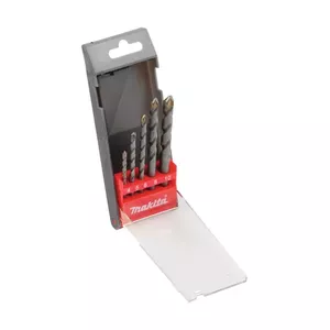Spiral cutting drill bit Makita D-05175 5 pcs 4x70mm 5x85mm 6x100mm 8x100mm 10x100mm