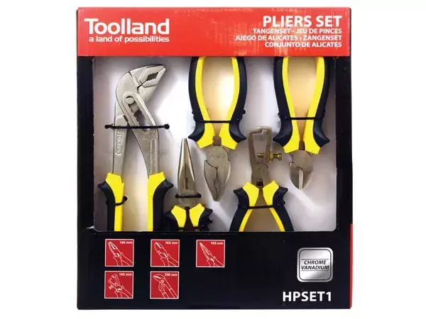 Pliers set Toolland HPSET1 Photo 2