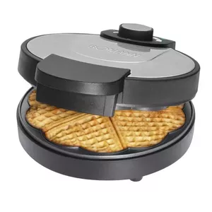 Waffle Maker Bomann WA 1365 CB 6 Waffles 1000 W Black Stainless Steel