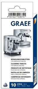 Cleaning tablets Graef 145614 for coffee machines, pack of 10