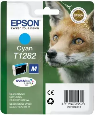 Картридж Epson T128 Cyan Ink S22 SX125 SX425W BX Photo 4