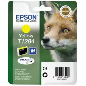 Картридж EPSON T128 ЖЕЛТЫЙ С22/SX125/SX425W C13T12844010