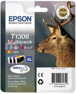 Epson Stag T1306 3 krāsu tintes