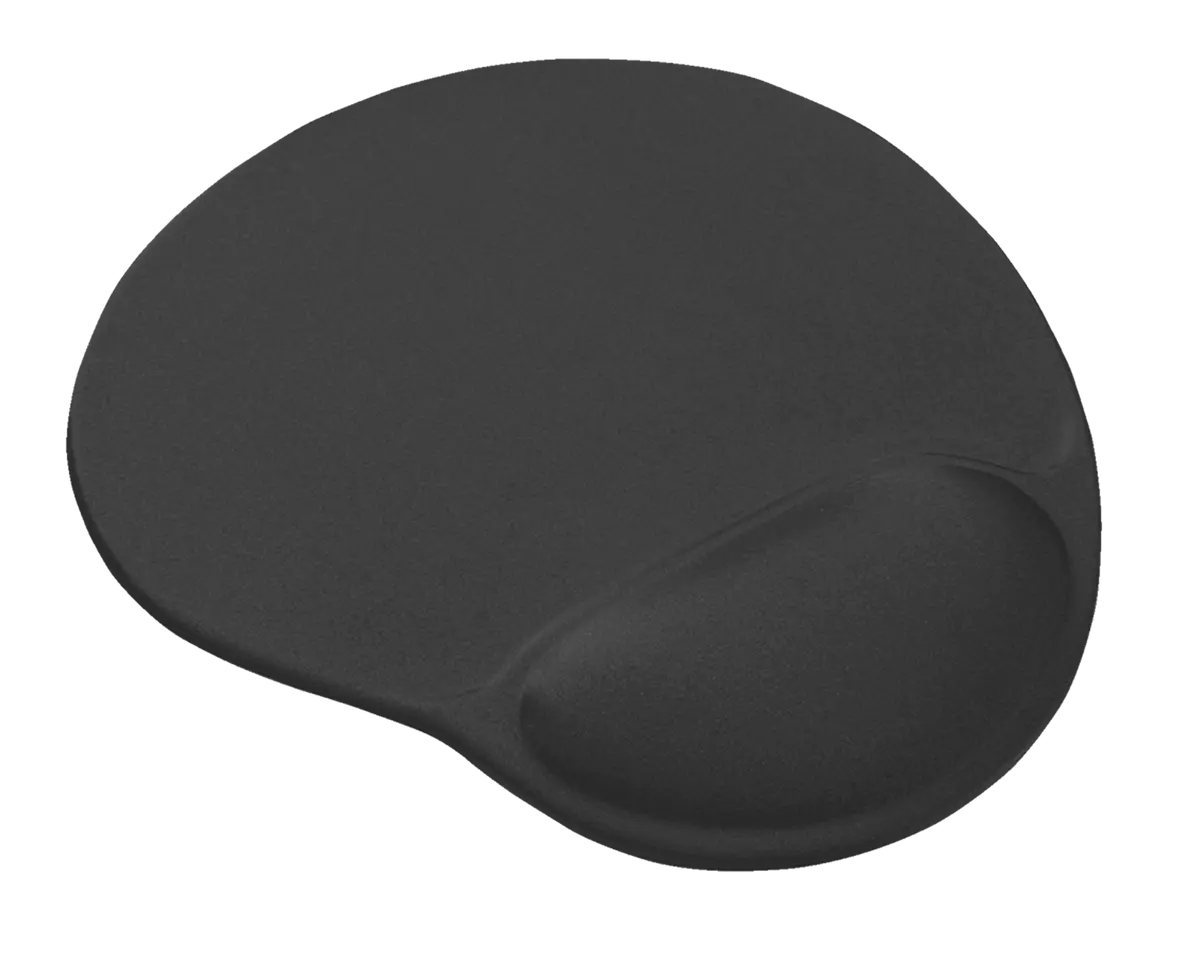 Trust Bigfoot Gel Mouse Pad Black with Wrist Rest Photo 3