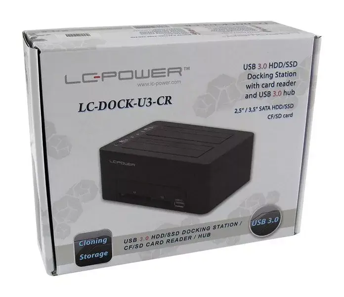 Storage Drive Docking Station LC-Power LC-DOCK-U3-CR Photo 4