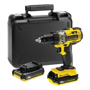 Stanley FMC600D2-QW дрель 1600 RPM Без ключа 1,6 kg Черный, Желтый