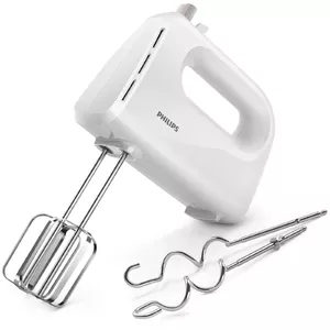 Ручной миксер Philips 3000 Series Daily Collection — 300 Вт, 5 скоростей, белый