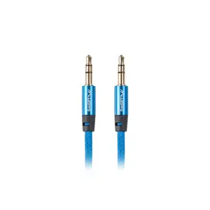 Audio Cable Lanberg CA-MJMJ-10CU-0030-BL 3m 3.5mm Male Male Blue