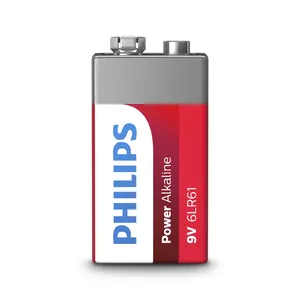 Single-use battery Philips Power Alkaline Battery 6LR61P1B/10