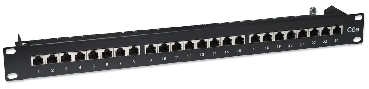 INTELLINET Cat5e FTP 24‑Port 1U Patch Panel Photo 2