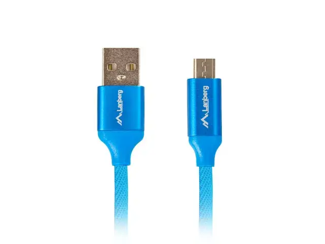 LANBERG USB 2.0 кабель CA-USBM-20CU-0010-BL Micro‑USB A Photo 2