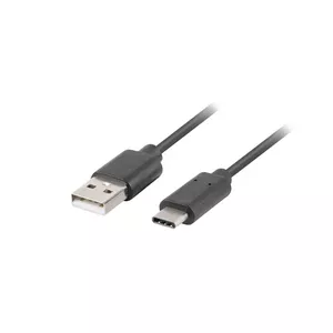 Lanberg CA-USBO-10CU-0005-BK USB kabelis 0,5 m USB 2.0 USB A USB C Melns