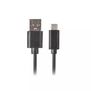USB A to USB C cable LANBERG CA-USBO-20CU-0018-BK — USB 2.0, 1.8 m, Black