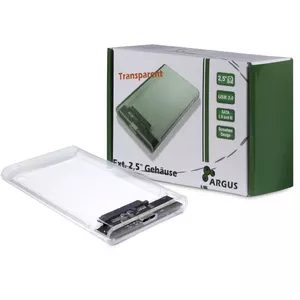 HDD enclosure Inter-Tech GD-25000 Transparent 2.5" 16TB