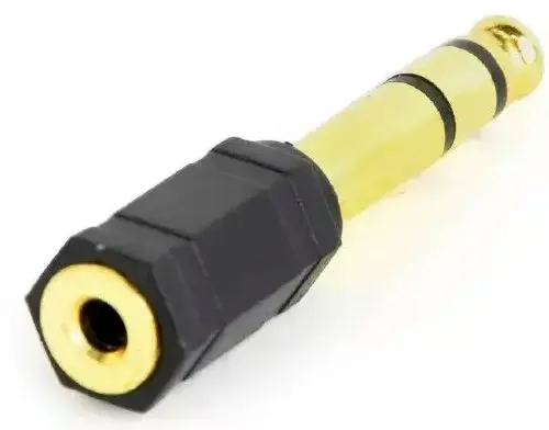 Audio adapters Gembird A-6.35M-3.5F Photo 6