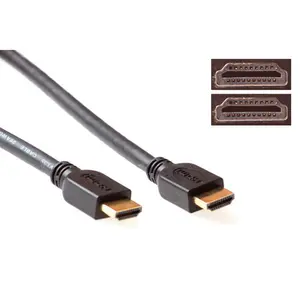 ACT High Speed HDMI v1.4 Cable HDMI-A Male to HDMI-A Male 2 meters Black